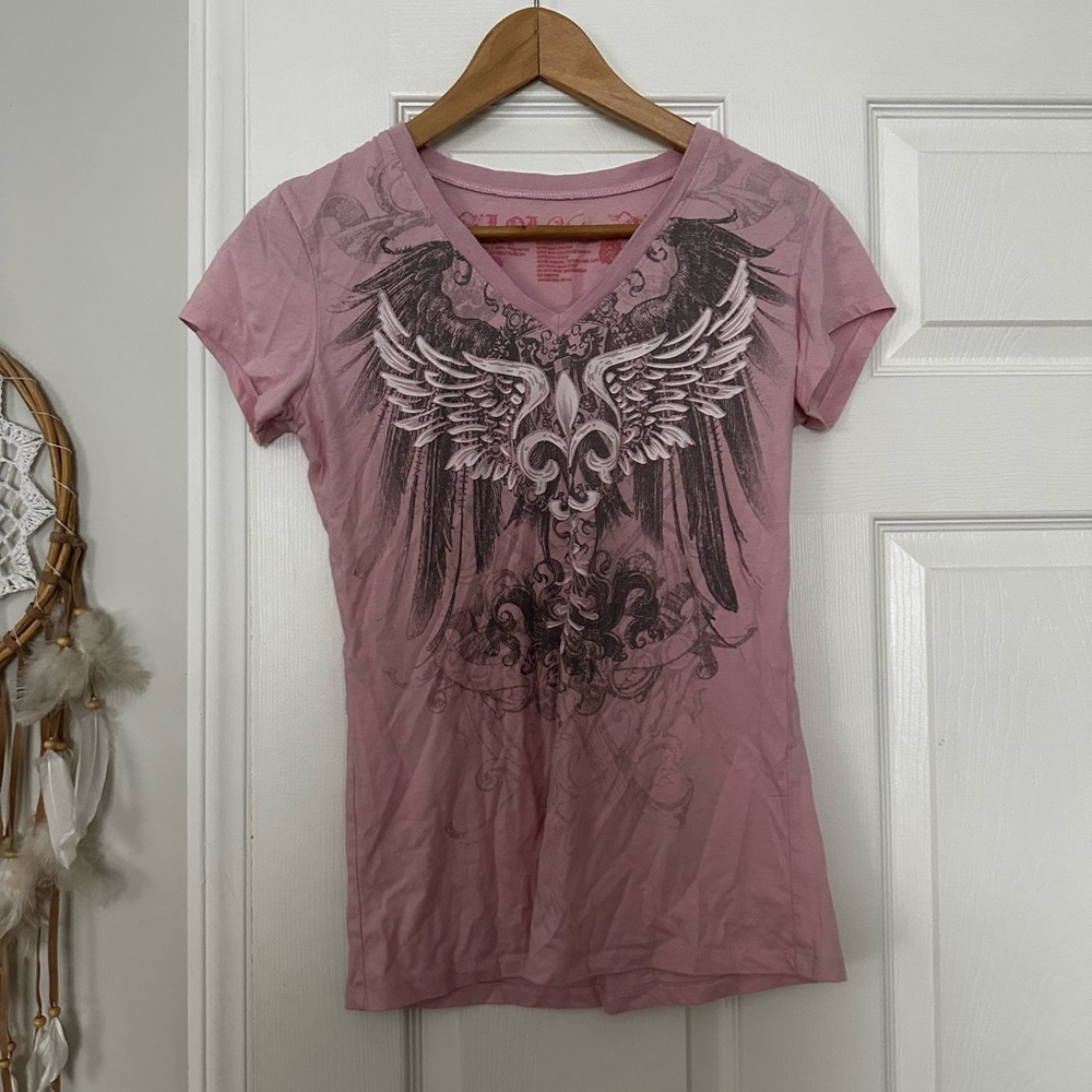 L.O.L Vintage pink top